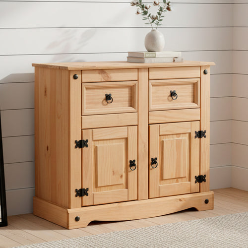 Corona Solid Wood 2-Door 2-Drawer Buffet Sideboard