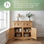 Corona Solid Wood 2-Door 2-Drawer Buffet Sideboard