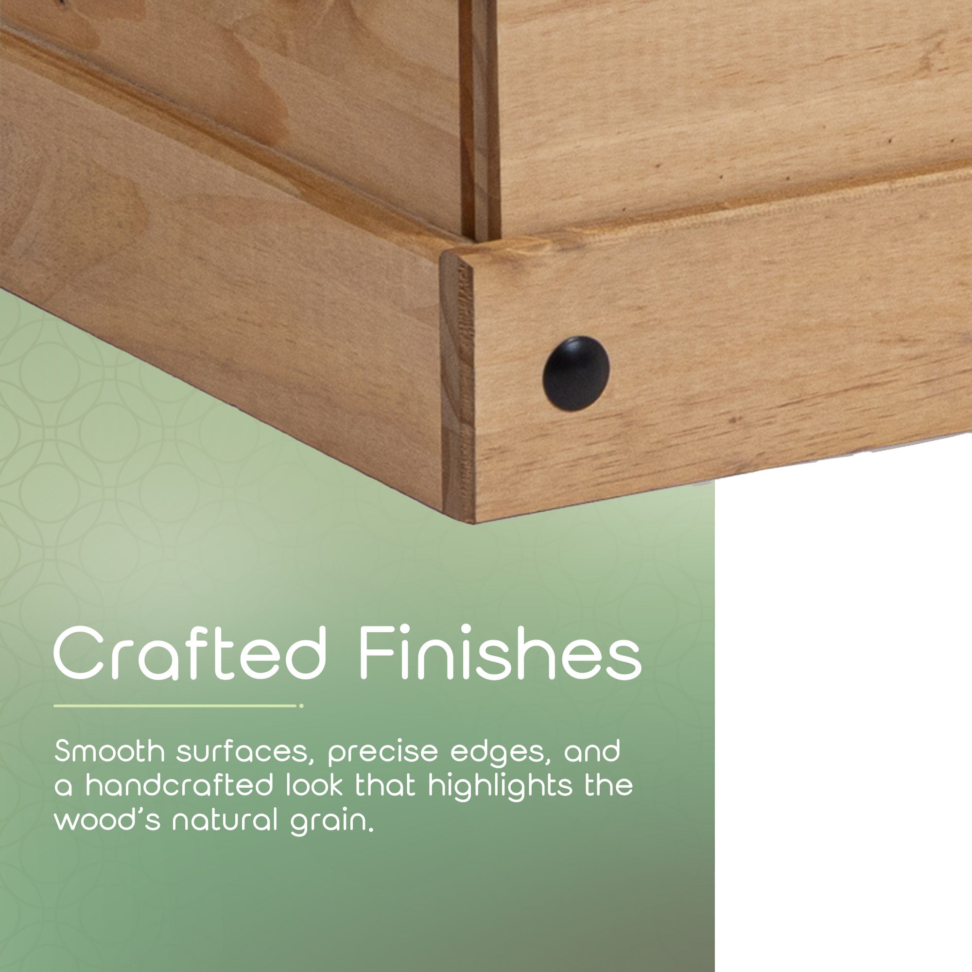 Corona Solid Wood Storage Chest with Safe-Stay Hinged Lid