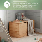 Corona Solid Wood Storage Chest with Safe-Stay Hinged Lid