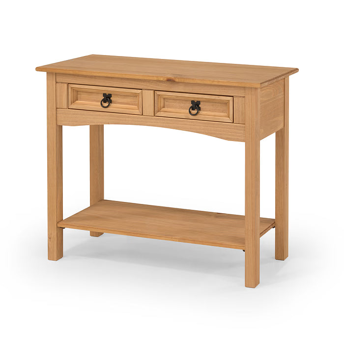 Corona 35" Solid Wood 2-Drawer Console Table