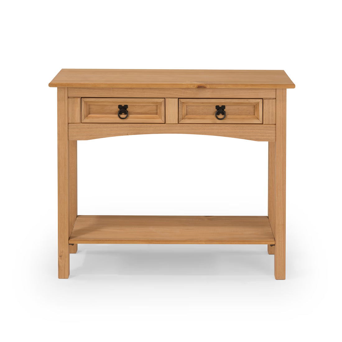 Corona 35" Solid Wood 2-Drawer Console Table