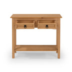 Corona 35" Solid Wood 2-Drawer Console Table