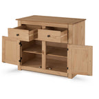 Panama Solid Wood 2-Door 2-Drawer Buffet Sideboard