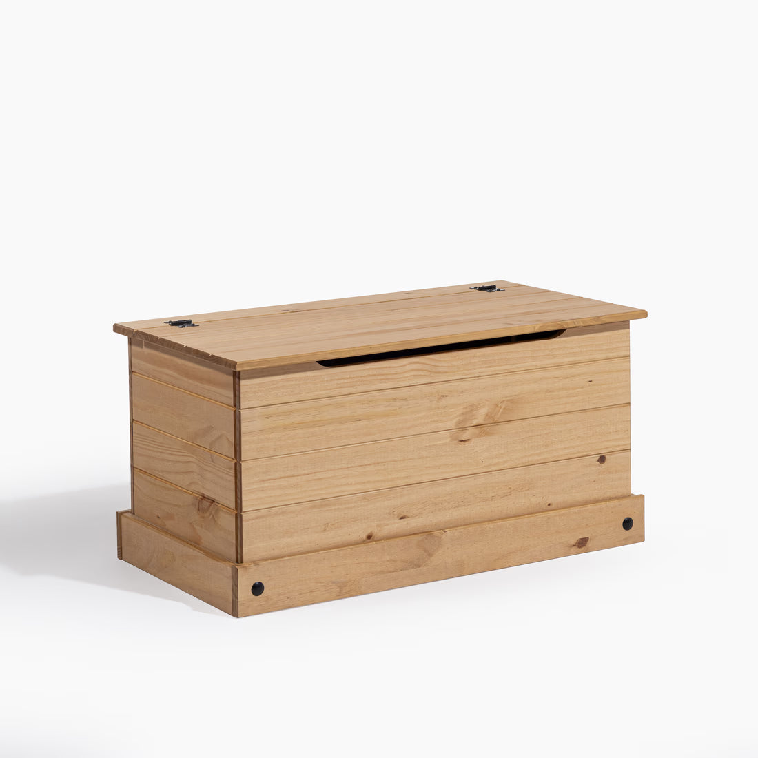 Corona Solid Wood Storage Chest with Safe-Stay Hinged Lid