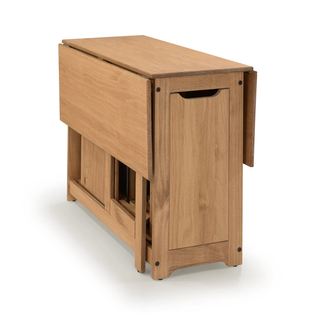 Corona Space Saving Solid Wood Butterfly Dining Set